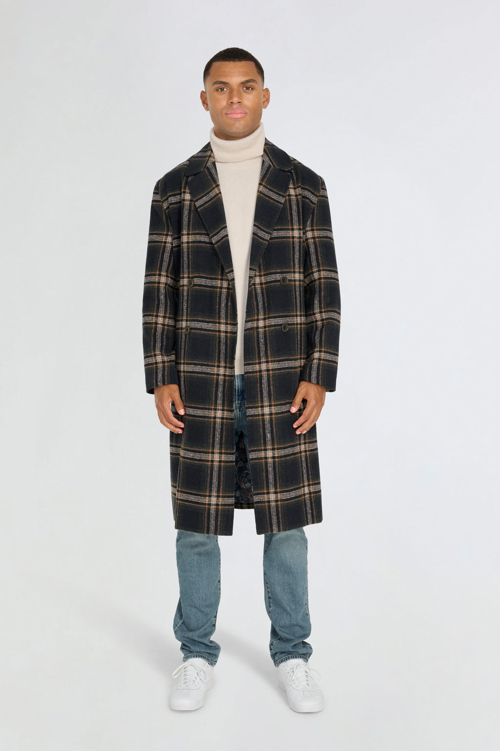 Harry Brown London Ralph Grey Check Brown Blazer