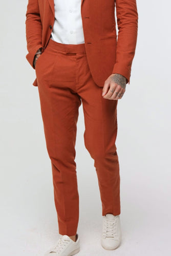 Clay Linen Trousers perfect for Prom events, weddings and race day.