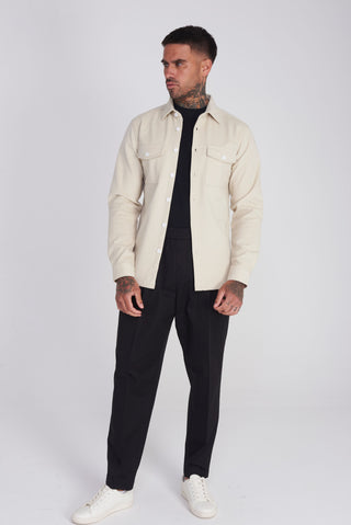 Lugo Over Shirt in Oatmeal