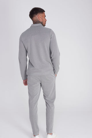 Alacante Cotton Trouser in Charcoal