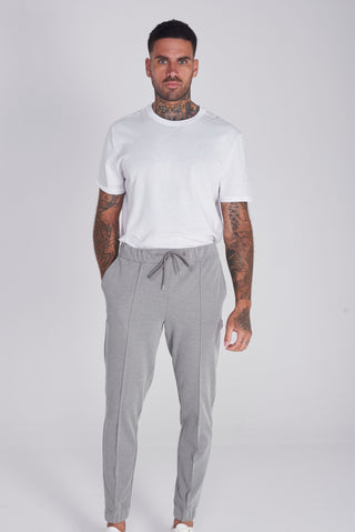 Alacante Cotton Trouser in Charcoal