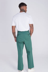 Ronda Cotton Trouser in Green