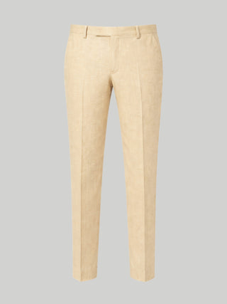 Giacomo Slim Fit Suit Trousers in Butternut
