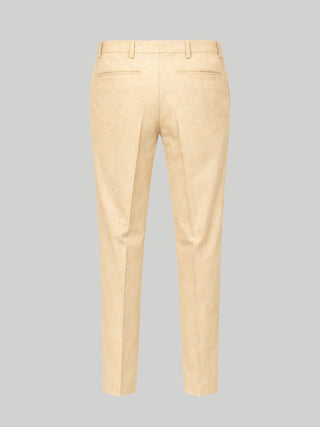 Giacomo Slim Fit Suit Trousers in Butternut