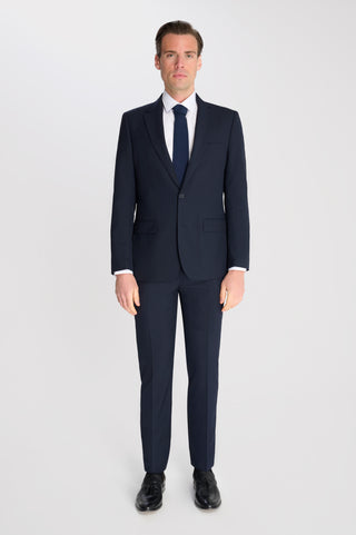 Alex Harry Brown Suit Trousers in Navy