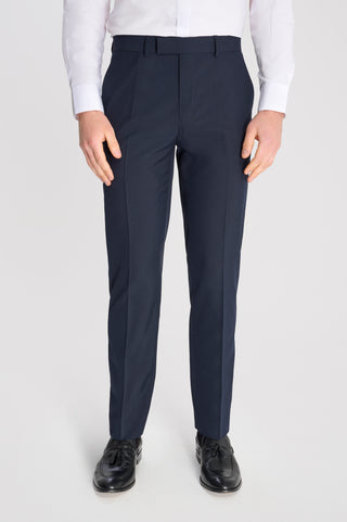 Alex Harry Brown Suit Trousers in Navy