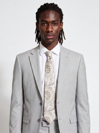 Alex Harry Brown Suit Jacket in Light Grey
