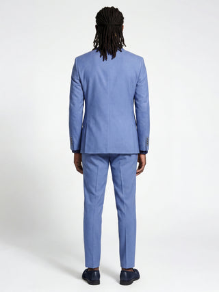 Alex Harry Brown Suit Jacket in Light Blue