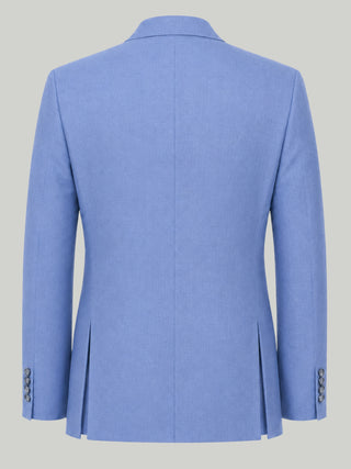 Alex Harry Brown Suit Jacket in Light Blue