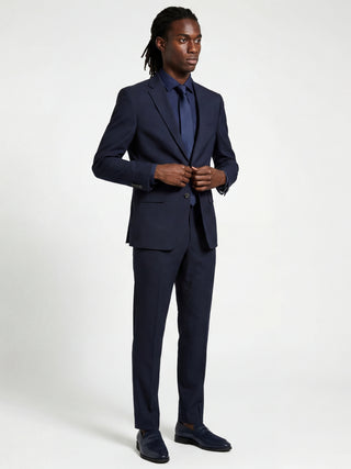 Alex Harry Brown Suit Jacket in Navy