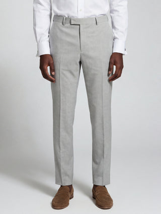 Alex Harry Brown Suit Trousers in Light Grey