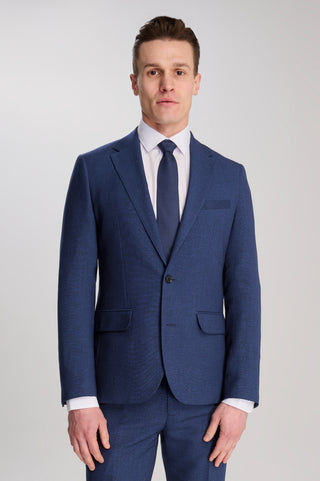 Archie Melange Slim Fit Suit Jacket in Blue