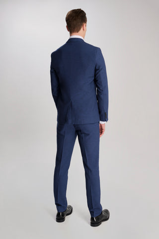 Archie Melange Slim Fit Suit Jacket in Blue