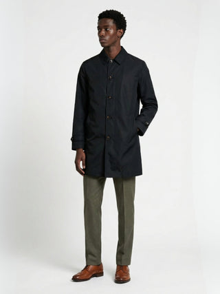 James Harry Brown Basic Raincoat in Black
