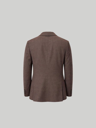 Giacomo Slim Fit Double Breasted Suit Jacket in Brown