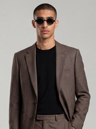'PRE-ORDER ONLY' Giacomo Slim Fit Single Breasted Suit Jacket in Brown