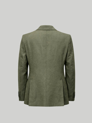 'PRE-ORDER ONLY' Giacomo Slim Fit Double Breasted Suit Jacket in Dark Green