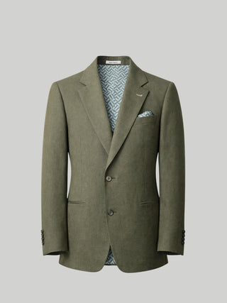 'PRE-ORDER ONLY' Giacomo Slim Fit Single Breasted Suit Jacket in Dark Green