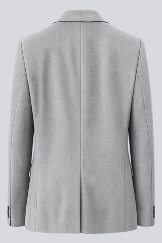 Eton Wool Tweed Suit Jacket in Grey