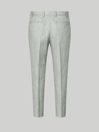 'PRE-ORDER ONLY' ONLY Giacomo Slim Fit Suit Trousers in Green