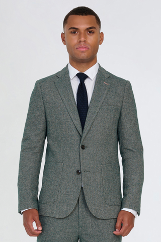 Henry Tweed Blazer in Green