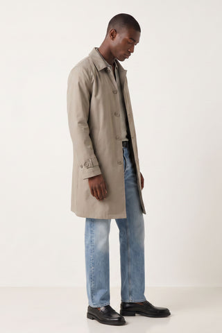 James  Harry Brown Basic Raincoat in Stone