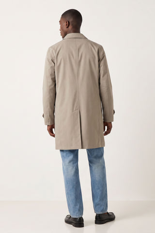 James  Harry Brown Basic Raincoat in Stone