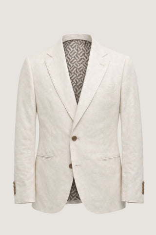 Giacomo Slim Fit Single Breasted Suit Jacket in Stone