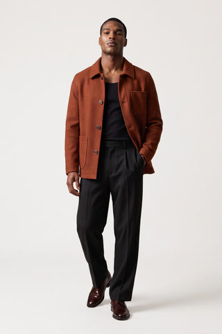 Jacques Shacket Harry Brown Jacket in Rust