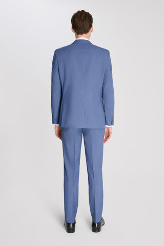 Alex Harry Brown Suit Jacket in Light Blue