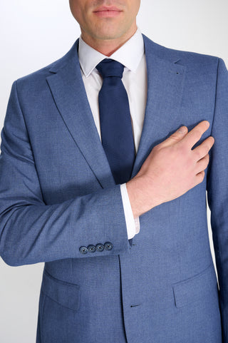 Alex Harry Brown Suit Jacket in Light Blue