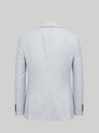 Giacomo Slim Fit Double Breasted Suit Jacket in Light Blue