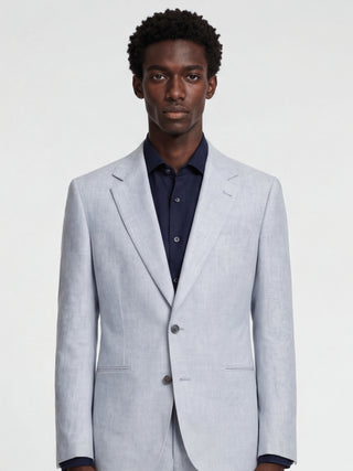 'PRE-ORDER ONLY' Giacomo Slim Fit Single Breasted Suit Jacket in Light Blue