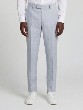 'PRE-ORDER ONLY' ONLY Giacomo Slim Fit Suit Trousers in Light Blue