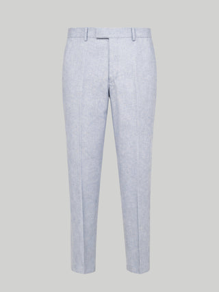 Giacomo Slim Fit Suit Trousers in Light Blue