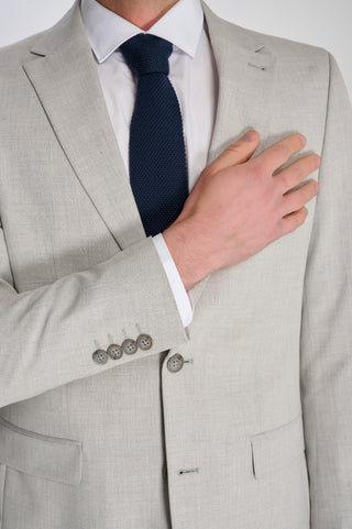 Alex Harry Brown Suit Jacket in Light Grey