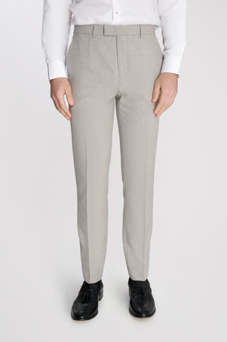 Alex Harry Brown Suit Trousers in Light Grey