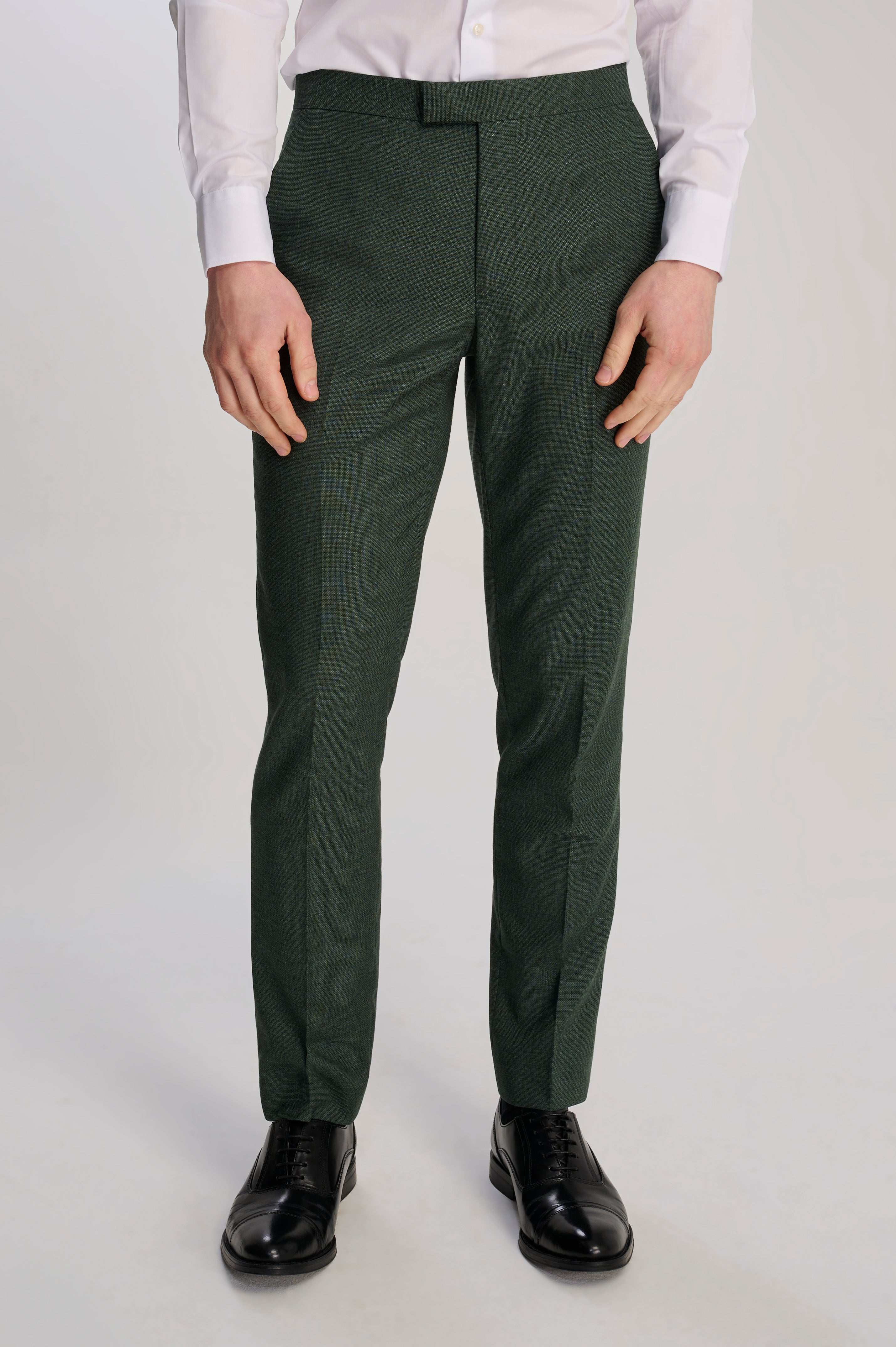 Linen Look Green Suit Trousers Harry Brown – Harry Brown Menswear