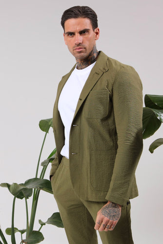 Unleash your bold and adventurous side with our Green Linen Blazer! Perfect for Prom, weddings, and race day, this blazer will elevate your style and make you stand out from the crowd. 