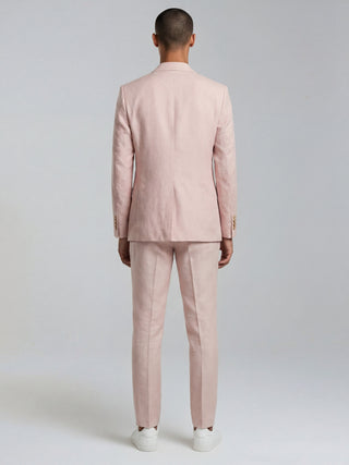 Giacomo Slim Fit Single Breasted Suit Jacket in Pink