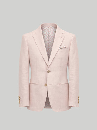 Giacomo Slim Fit Single Breasted Suit Jacket in Pink