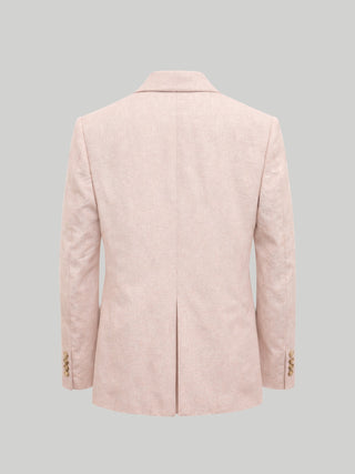 Giacomo Slim Fit Single Breasted Suit Jacket in Pink