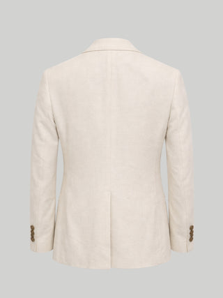 Giacomo Slim Fit Single Breasted Suit Jacket in Stone