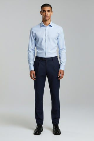 THEO Sky Blue Cotton Shirt