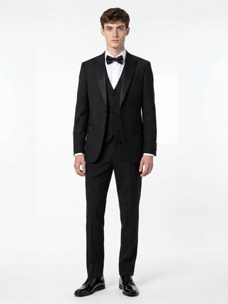 Harry Brown Raffi Tuxedo 3pc Suit Black
