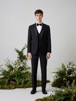 Harry Brown Raffi Tuxedo 3pc Suit Black