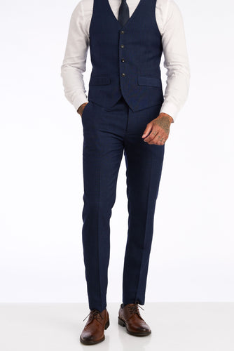 ARCHIE Blue Suit Trousers