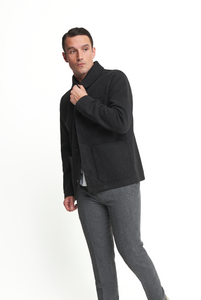 Jacques Shacket Harry Brown Jacket in Charcoal
