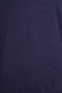 Rohan Open Collar Navy Long Sleeve Polo Shirt