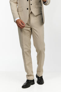 Ralph Oatmeal Suit Trouser